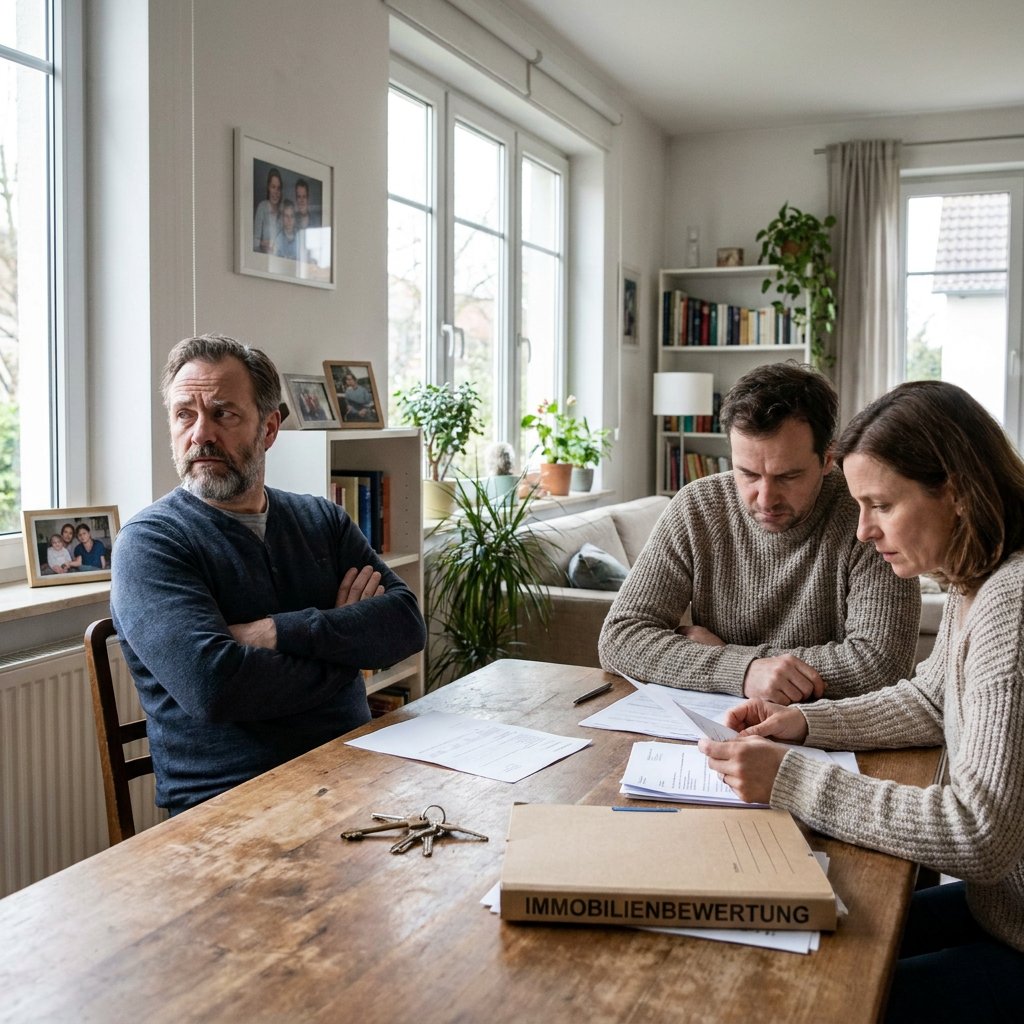 Erbengemeinschaft: Haus verkaufen, wenn einer nicht verkaufen will