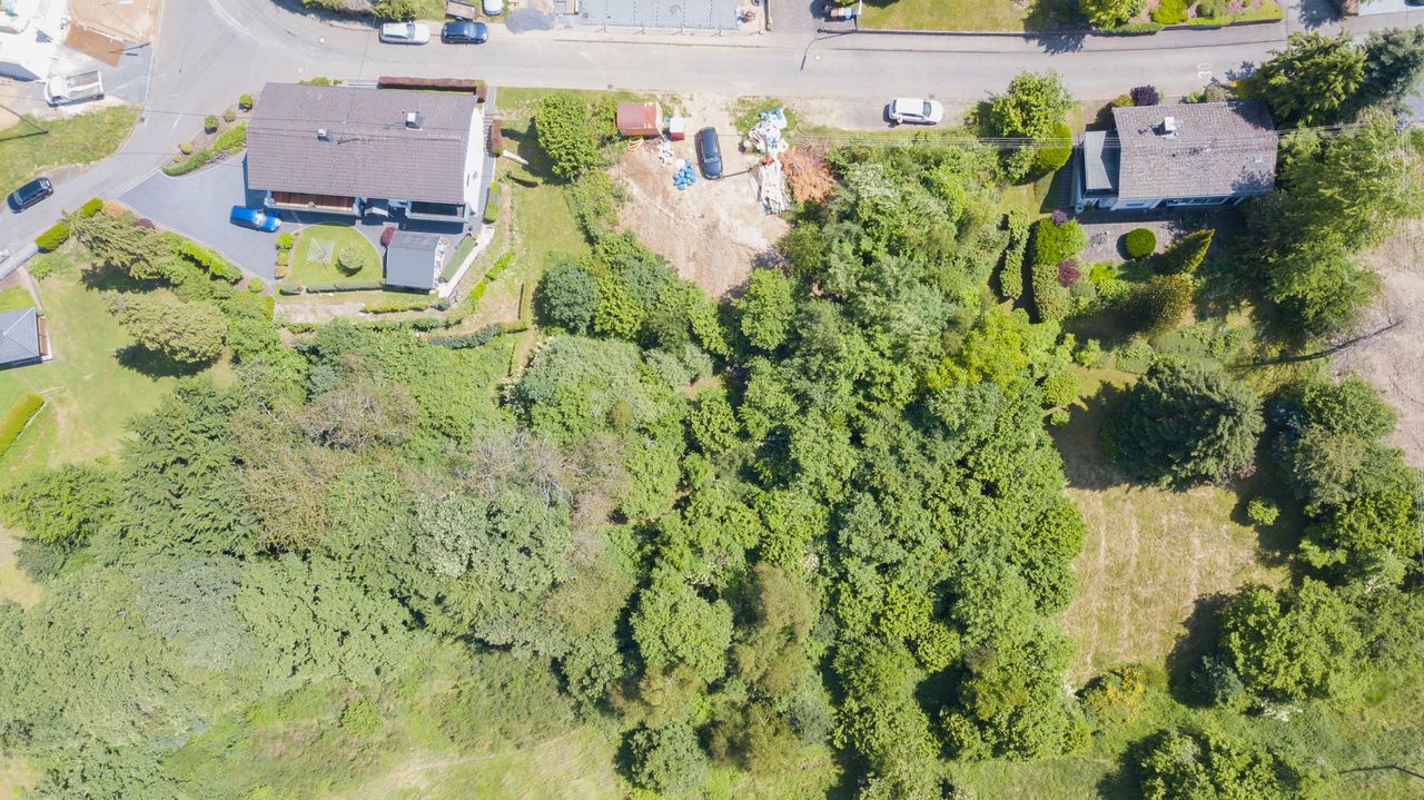 Drohnenaufnahme eingezeichnet