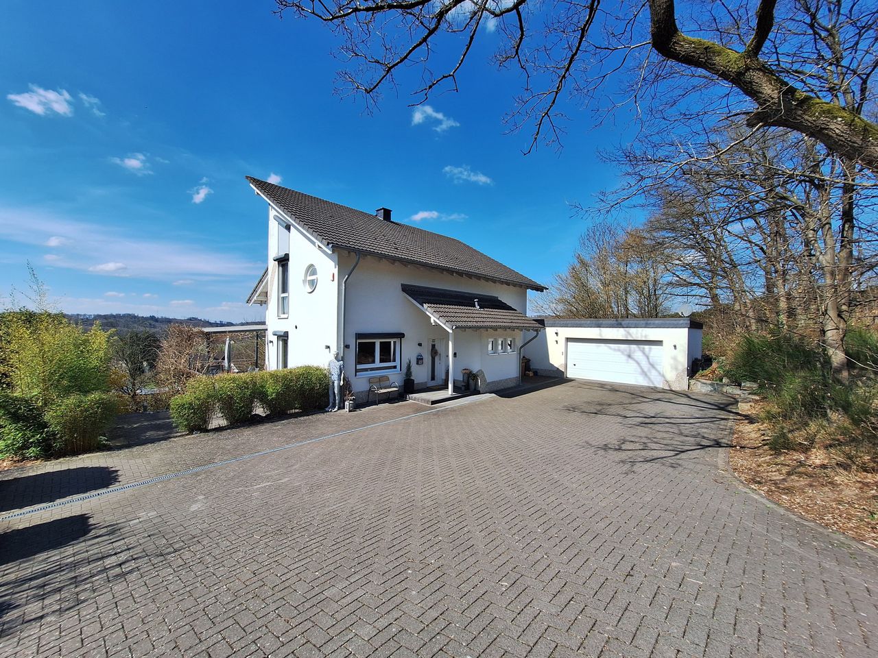 Blick zum Haus