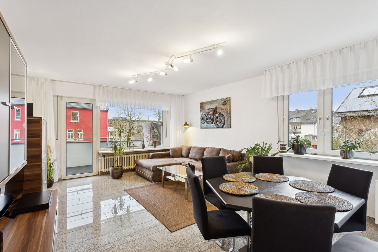 Barrierefreie 3-Zimmer-Wohnung mit Balkon und Garage in Zentrumsnähe