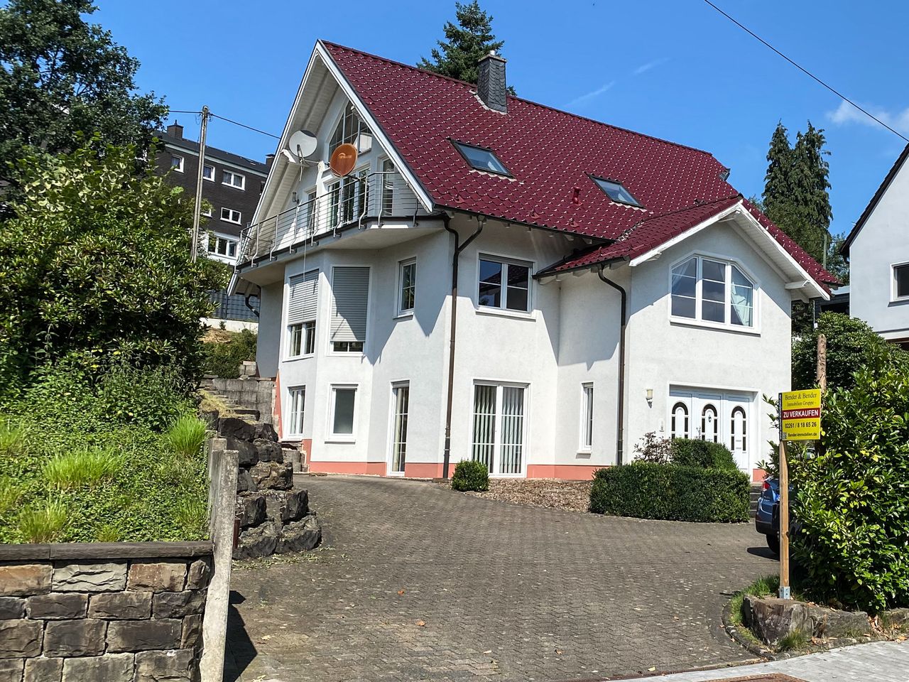 Haus mit Eingang