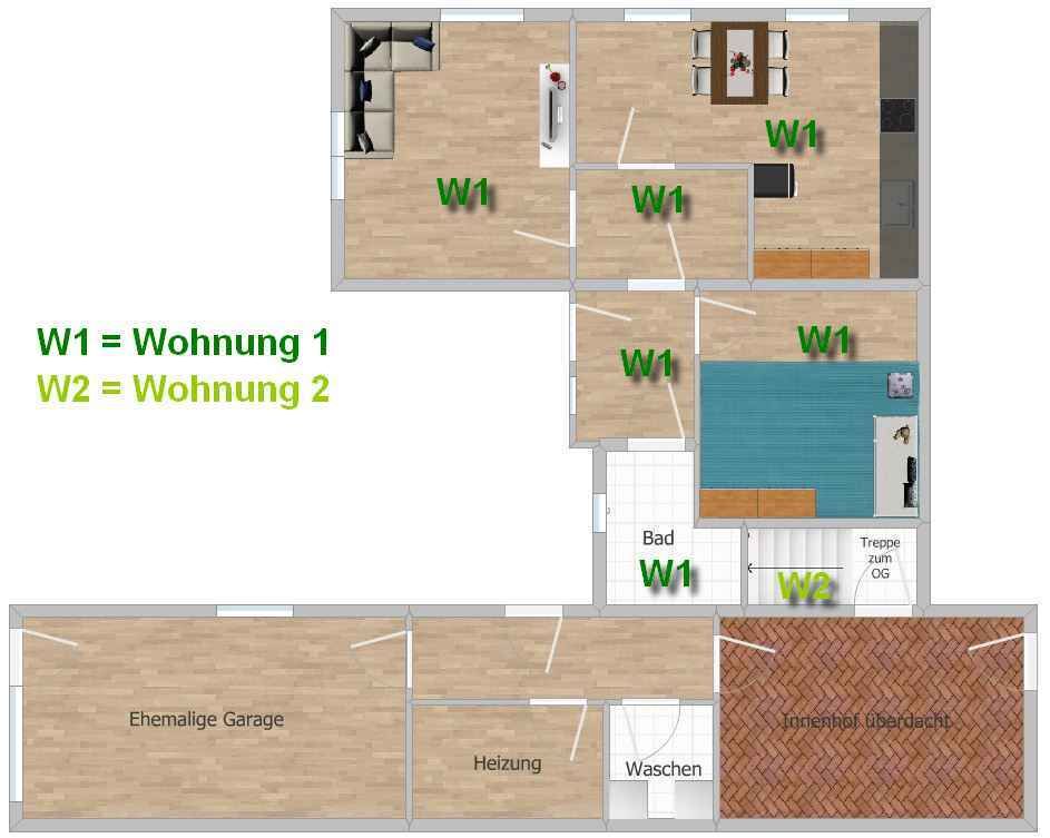 Vorraum Wohnung 2 / Garten 2