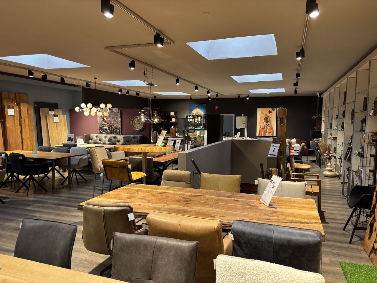 Blick zum Schaufenster