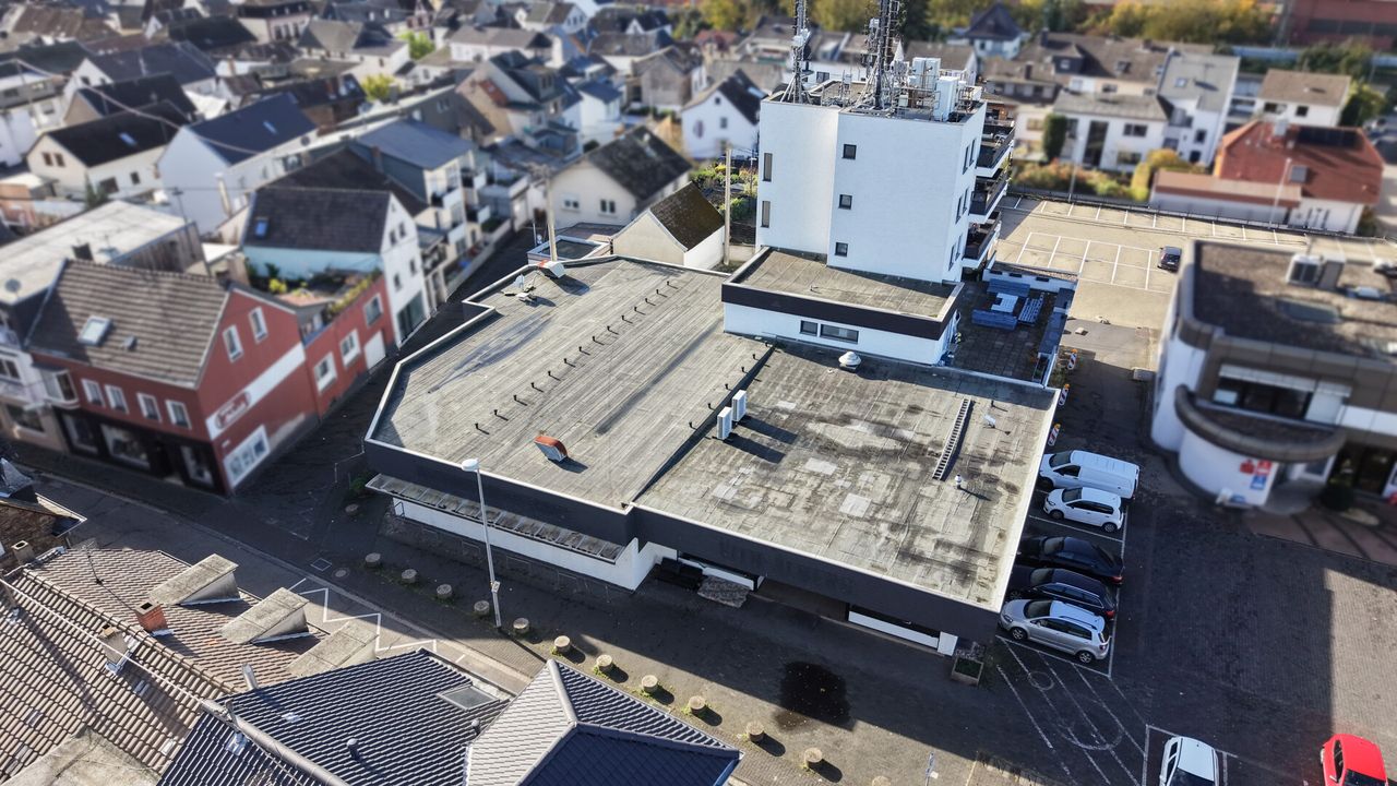 Seitliche Luftaufnahme 